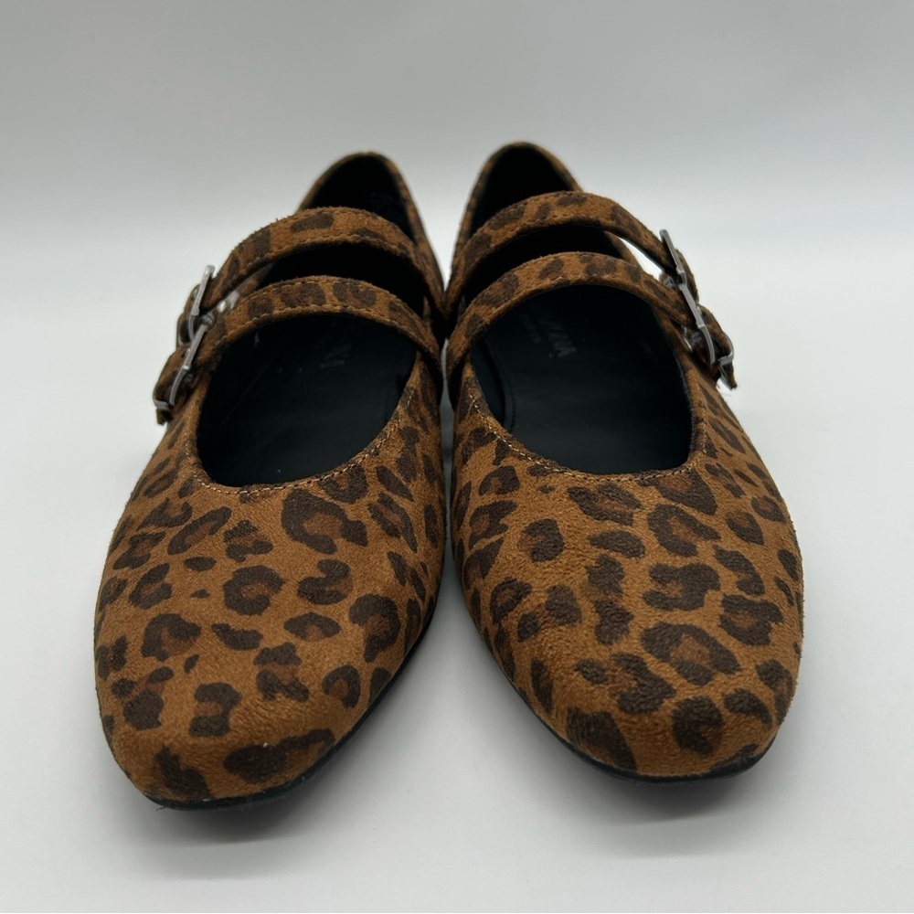 Arizona Jean Co AZ Helena Cheetah Women’s Mary Jane Flats 7.5 Leopard Print NWB - Picture 6 of 9